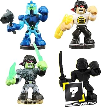 Akedo Ultimate Arcade Warriors - Warrior Collector 4 Pack - 3 Mini